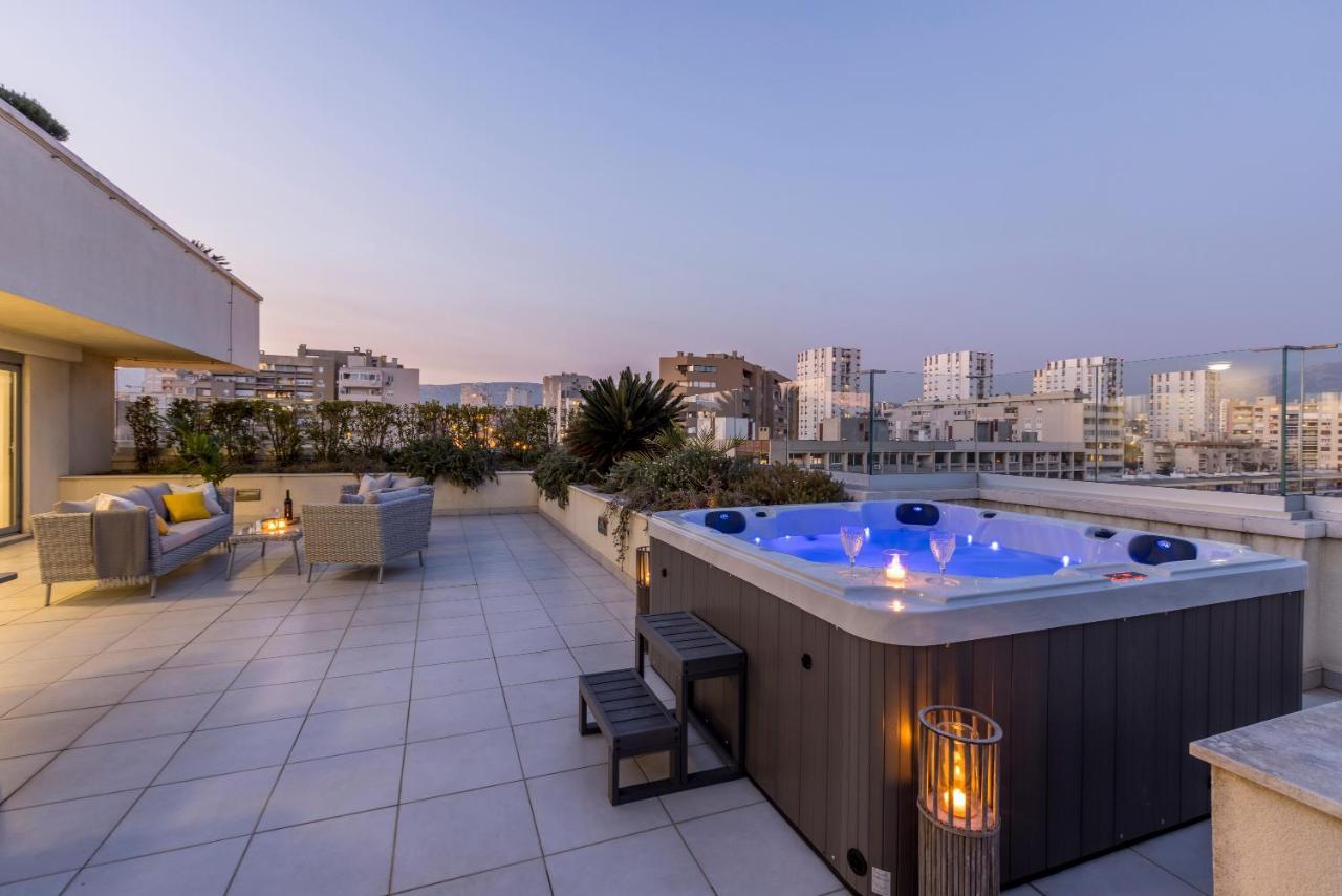Apartmán Lazarica Penthouse Split Exteriér fotografie